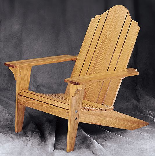 Cypress deck chair built from scratch